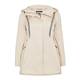 ELENA MIRO HOODED RAINCOAT CREAM