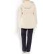 ELENA MIRO HOODED RAINCOAT CREAM
