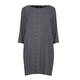 ELENA MIRO herringbone crepe DRESS