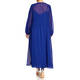 Elena Miro Georgette Dress Cobalt