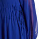 Elena Miro Georgette Dress Cobalt