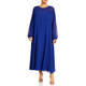 Elena Miro Georgette Dress Cobalt