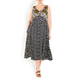 ELENA MIRO PRINTED MIDI DRESS