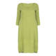 ELENA MIRO LINEN DRESS LIME