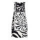 ELENA MIRO ABSTRACT PRINT DRESS OPTIONAL SLEEVES