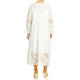 Elena Miro Cotton Lace Dress White 