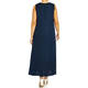 Elena Miro Ecovero Satin Dress Navy 