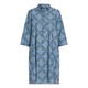 Elena Miro Tile Print Dress Blue