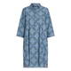 Elena Miro Tile Print Dress Blue