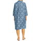 Elena Miro Tile Print Dress Blue