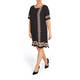 ELENA MIRO BORDER PRINT DRESS