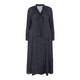ELENA MIRO LEOPARD PRINT DRESS NAVY