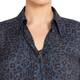 ELENA MIRO LEOPARD PRINT DRESS NAVY