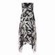 ELENA MIRO BLACK AND WHITE PRINT DRESS