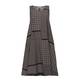 ELENA MIRO PATCHWORK PRINT DRESS
