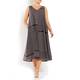 ELENA MIRO PATCHWORK PRINT DRESS