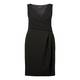 ELENA MIRO black wrap DRESS with optional sleeves