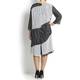 ELENA MIRO monochrome swing DRESS