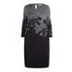 ELENA MIRO WOOL BLEND INTARSIA DRESS