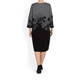 ELENA MIRO WOOL BLEND INTARSIA DRESS
