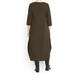 ELENA MIRO BUBBLE HEM DRESS OLIVE