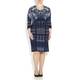 Elena Miro navy print DRESS