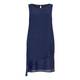 ELENA MIRO SEQUIN LAYERED CHIFFON DRESS WITH STOLE