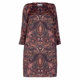 ELENA MIRO PAISLEY PRINT DRESS - Plus Size Collection