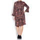 ELENA MIRO PAISLEY PRINT DRESS