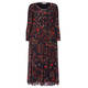 ELENA MIRO PRINT DRESS CHOCOLATE 