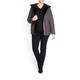 ELENA MIRO REVERSIBLE FAUX FUR HOODED JACKET