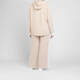 Elena Miro Hooded Zip Cardigan Beige 