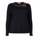 ELENA MIRO TOP ROUND NecK JeWeL EMBELLISHED