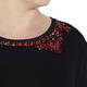 ELENA MIRO TOP ROUND NecK JeWeL EMBELLISHED