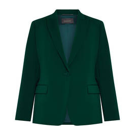 Elena Miro Suit Jacket Forest Green  - Plus Size Collection