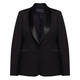 Elena Miro Satin Trim Tuxedo Jacket 