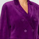 Elena Miro Velvet Blazer Purple