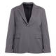 Elena Miro Tailored Stretch Jaquard Geometric Blazer Black