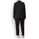 ELENA MIRO PINSTRIPE LINEN JACKET BLACK