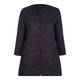 ELENA MIRO CINNAMON & NAVY TEXTURED JACKET