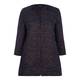 ELENA MIRO CINNAMON & NAVY TEXTURED JACKET