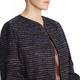 ELENA MIRO CINNAMON & NAVY TEXTURED JACKET