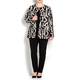 ELENA MIRO monochrome jacquard JACKET