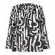 ELENA MIRO monochrome jacquard JACKET