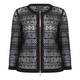 ELENA MIRO zip fronted lace JACKET