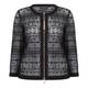 ELENA MIRO zip fronted lace JACKET