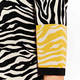 ELENA MIRO ZEBRA PRINT KNITTED TUNIC