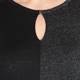 ELENA MIRO BLACK AND LUREX SWEATER