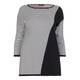 ELENA MIRO diagonal flash KNITTED TUNIC