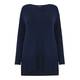 ELENA MIRO knitted midnight blue TUNIC